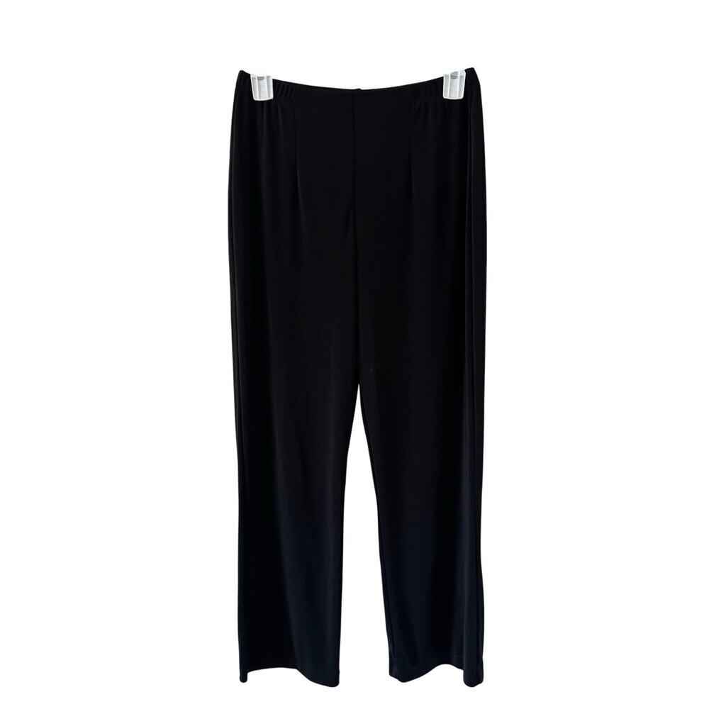 Chico’s Easywear Pants Women’s Size 0 Short Black Pull On Straight Stretch USA